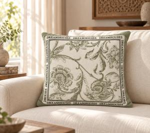 Dreamhouses Sage Botanical Cushion