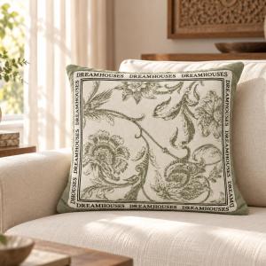 Dreamhouses Sage Botanical Cushion