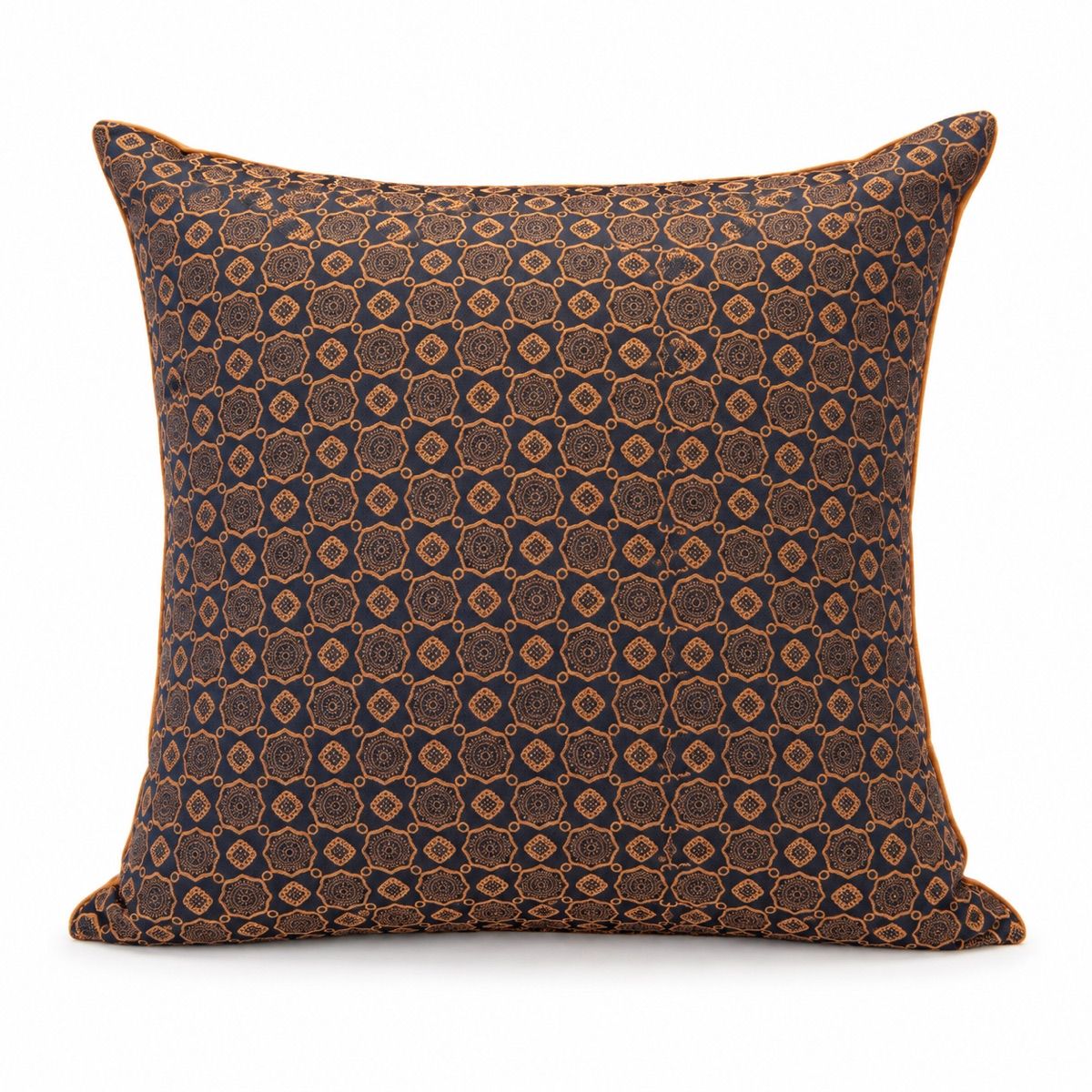 Rust & Cocoa Mosaic Cushion