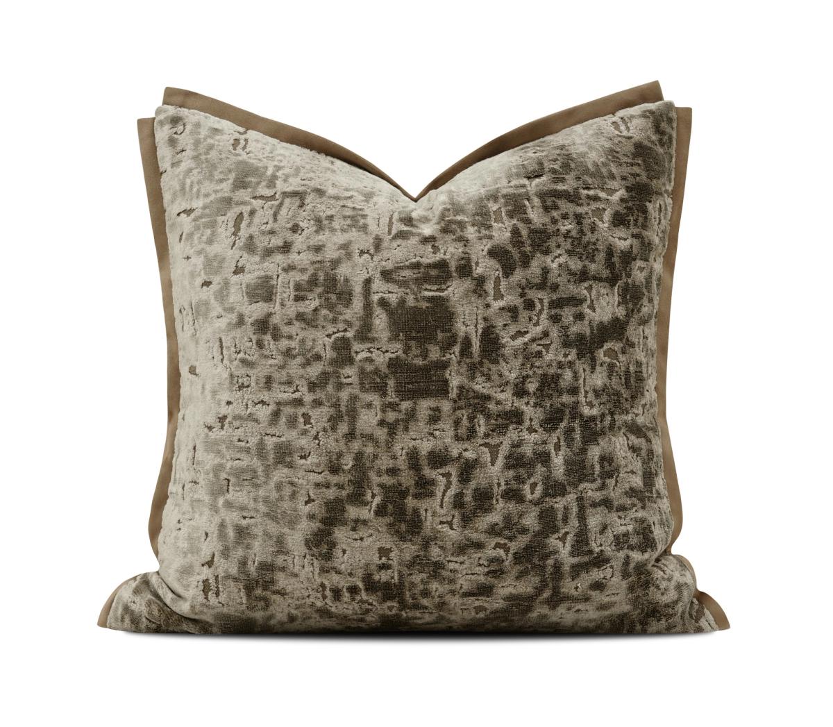 Mocha Tonal Woven Cushion Cover