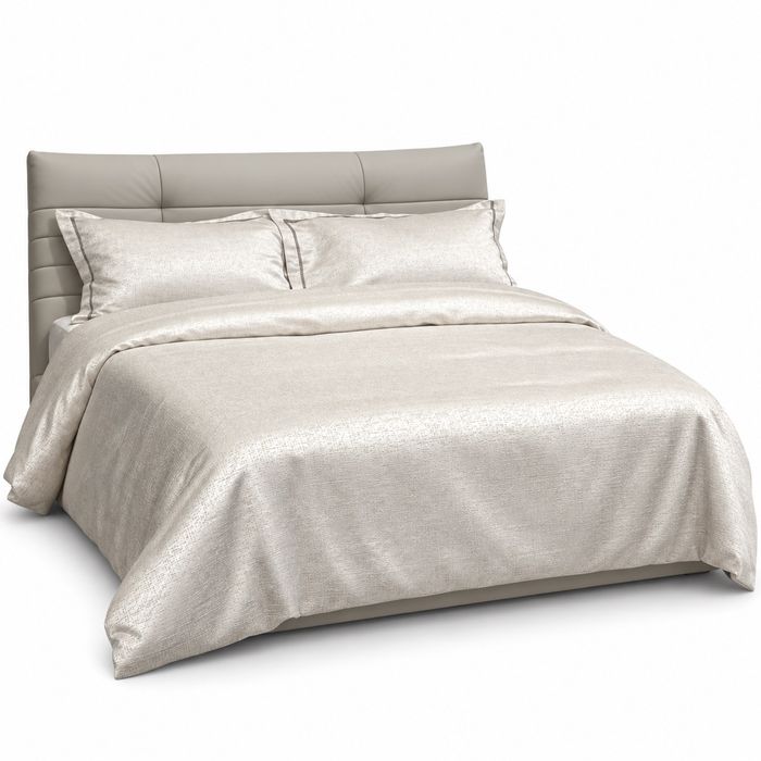 Champagne Satin Sheen Duvet Cover Set — King