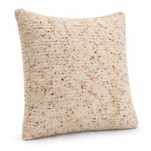Ivory Fleck Textured Cushion