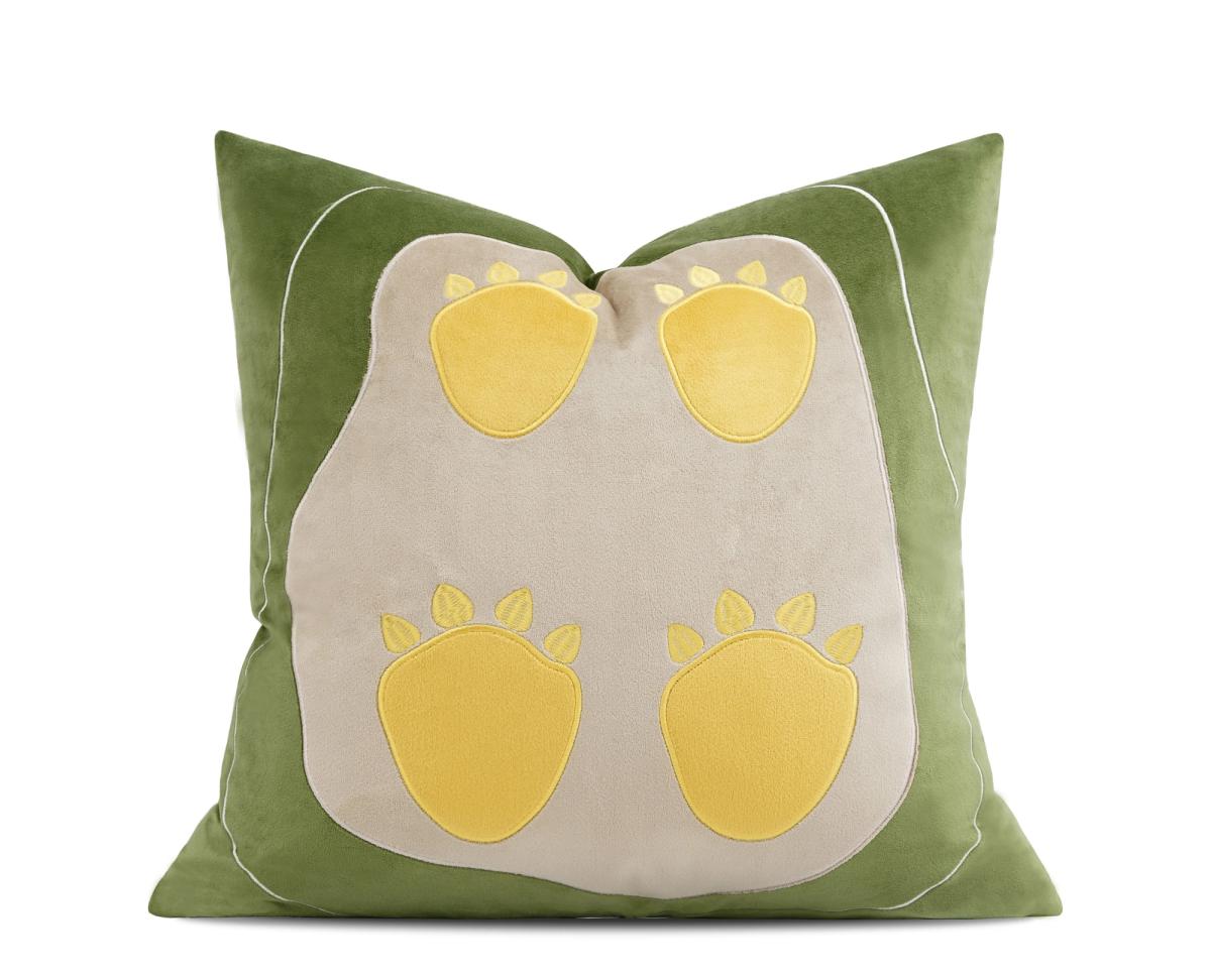 Sage Abstract Bloom Cushion Cover