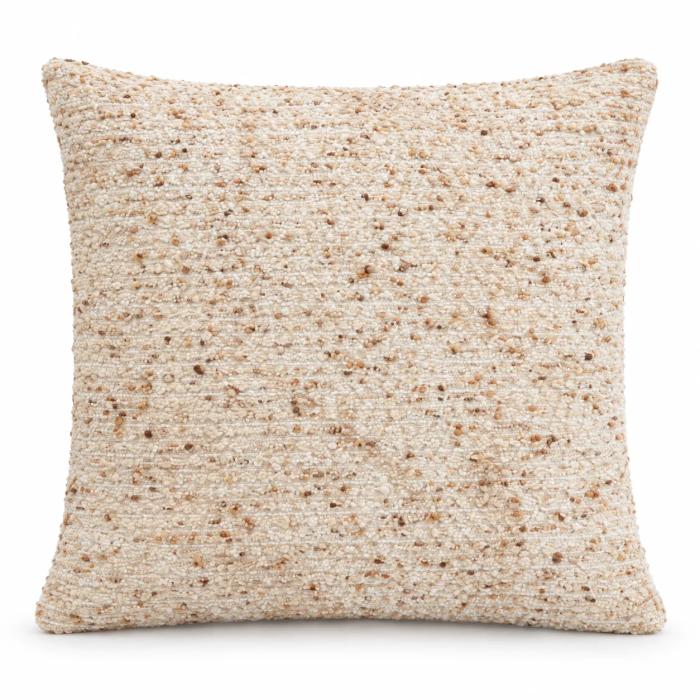 Ivory Fleck Textured Cushion