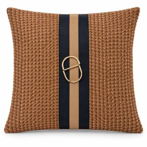 Rust Buckle Herringbone Square Cover