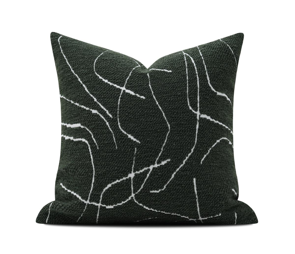 Forest Green Botanical Cushion Cover