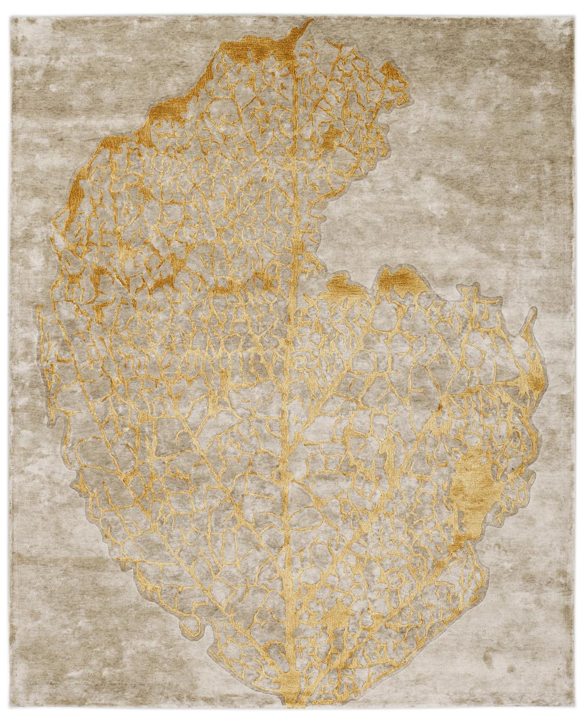 Autumn Hand-Tufted Tencel Rug — Beige