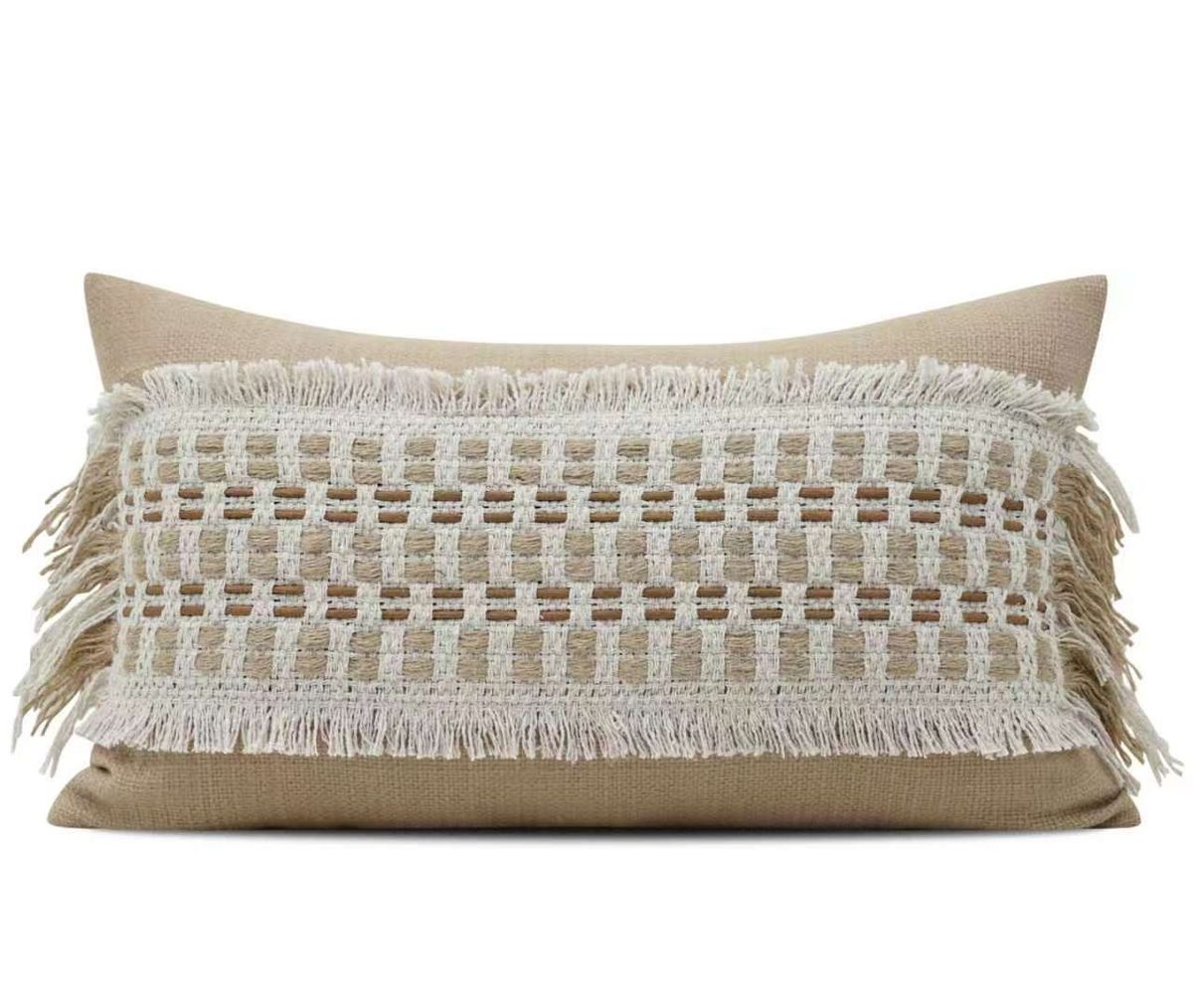 Stone Abstract Composition Lumbar Cushion Cover