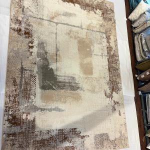 Antique Canvas Rug — Cream, Russet & Beige