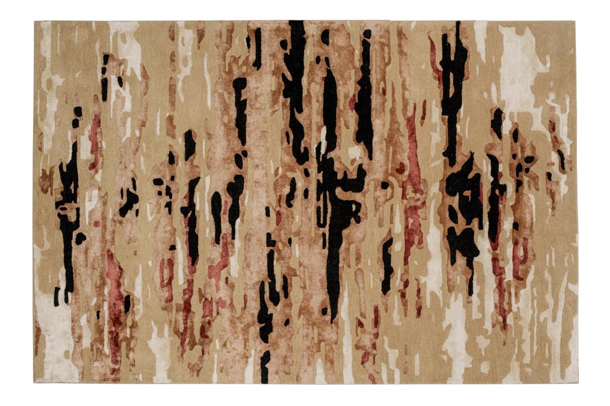 Nexus Hand-Tufted Wool & Viscose Rug — Beige Multi