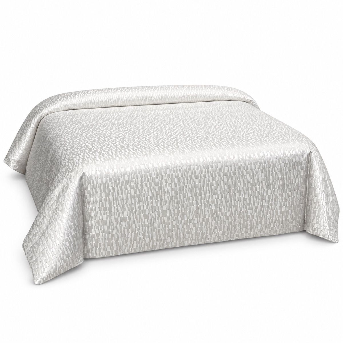 Ivory Jacquard Seed-Grain Duvet Cover Set — King