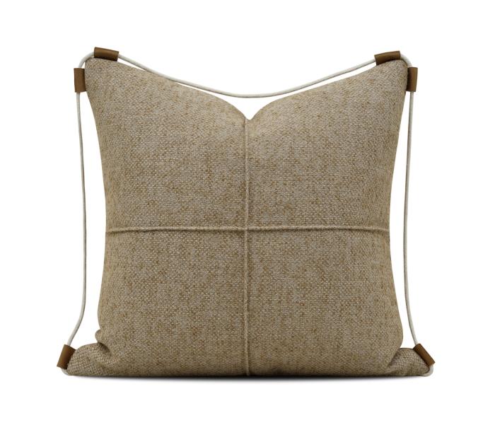 Pewter Tonal Texture Cushion Cover