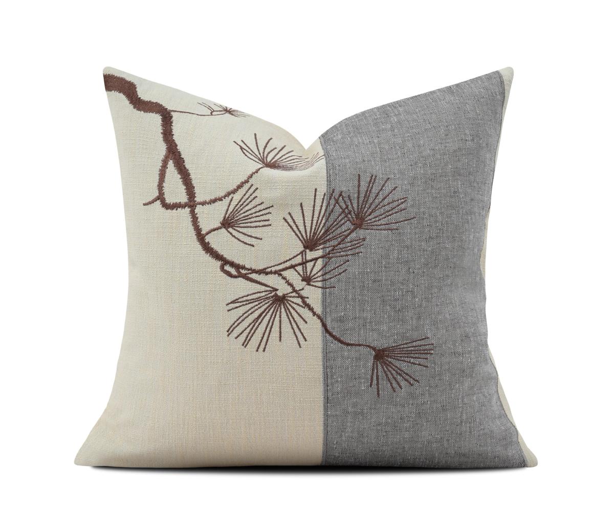 Blush Abstract Brush Cushion Cover