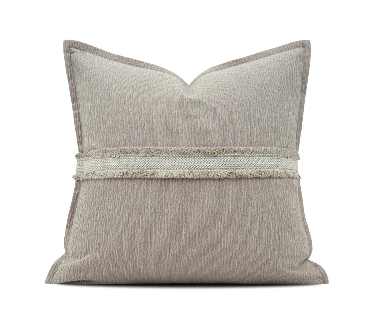 Cream & Taupe Texture Cushion Cover