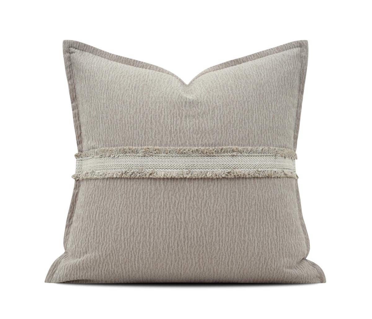 Cream & Taupe Texture Cushion Cover