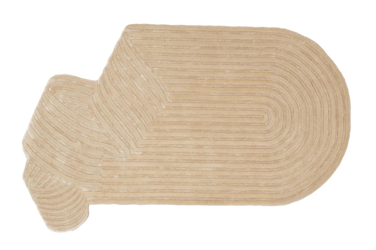 Ruleza Hand-Tufted Wool & Viscose Rug — Beige