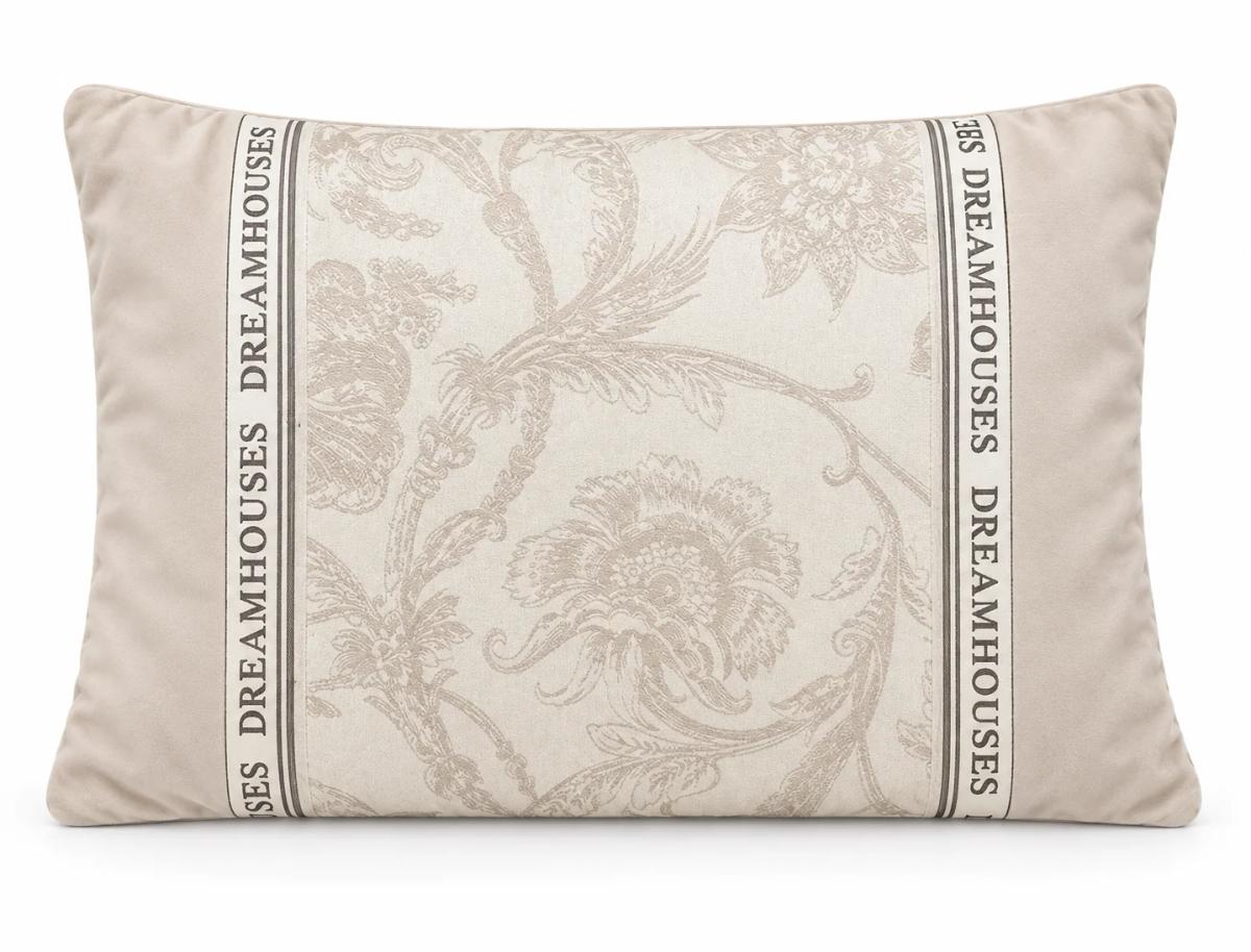 Dreamhouses Cream Botanical Cushion
