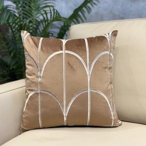 Caramel Diagonal Weave Cushion Cover