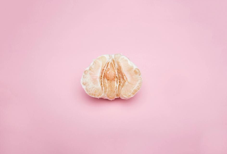Klementin vagina rosa bakgrunn
