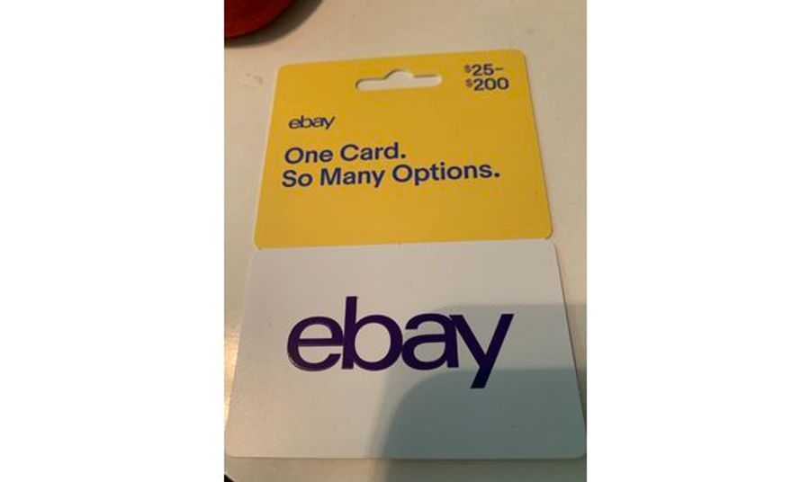 ebay gift card sample