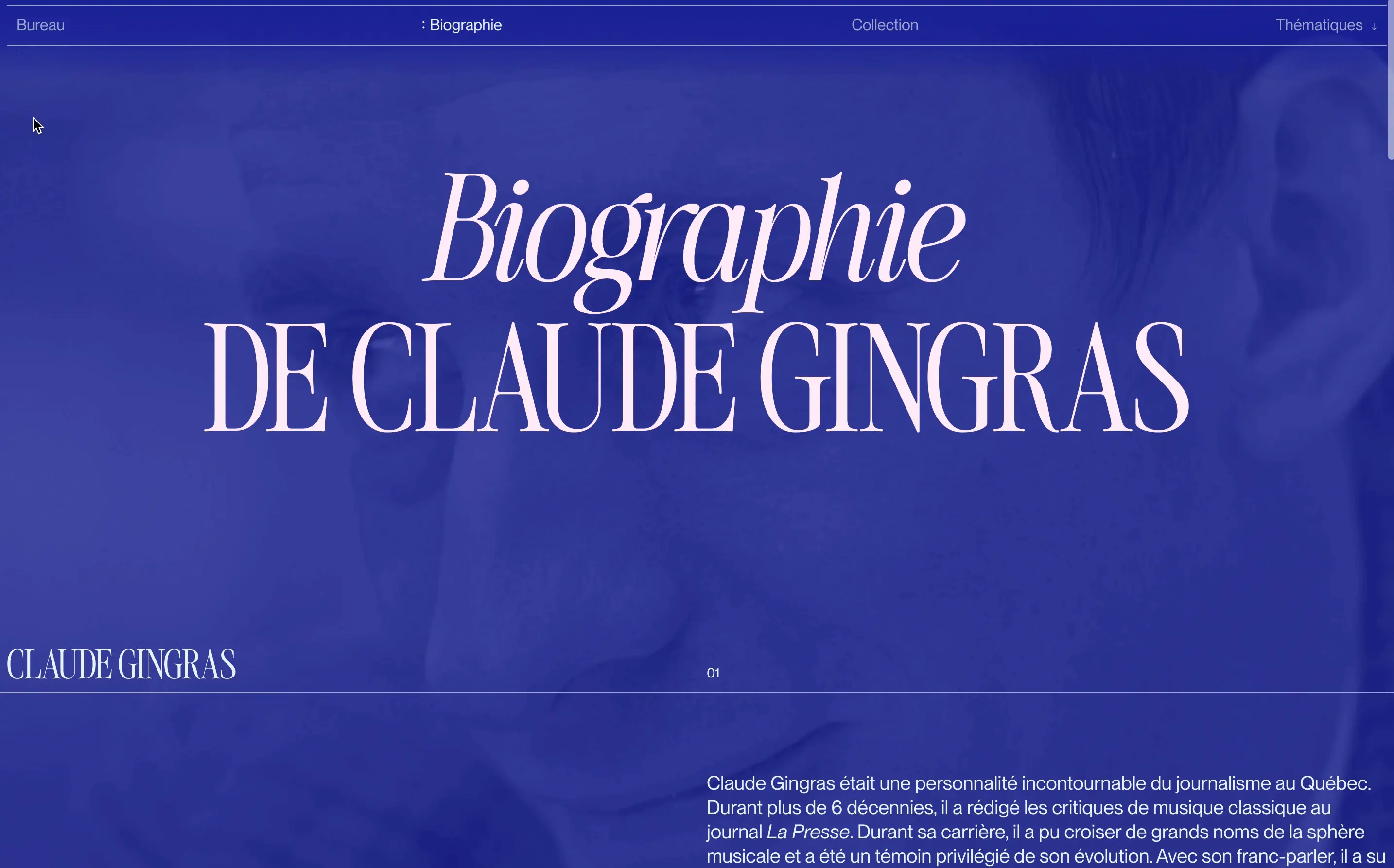 video poster Critique : La collection Claude Gingras demo video 3