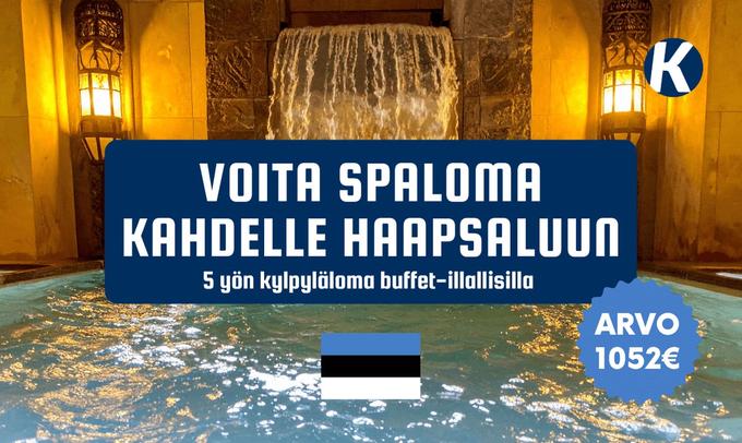 Voita spa-hemmotteluloma Haapsalussa