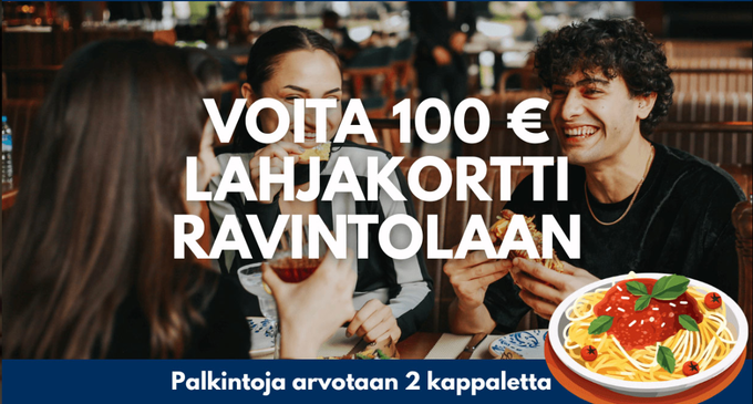 Voita illallinen kahdelle