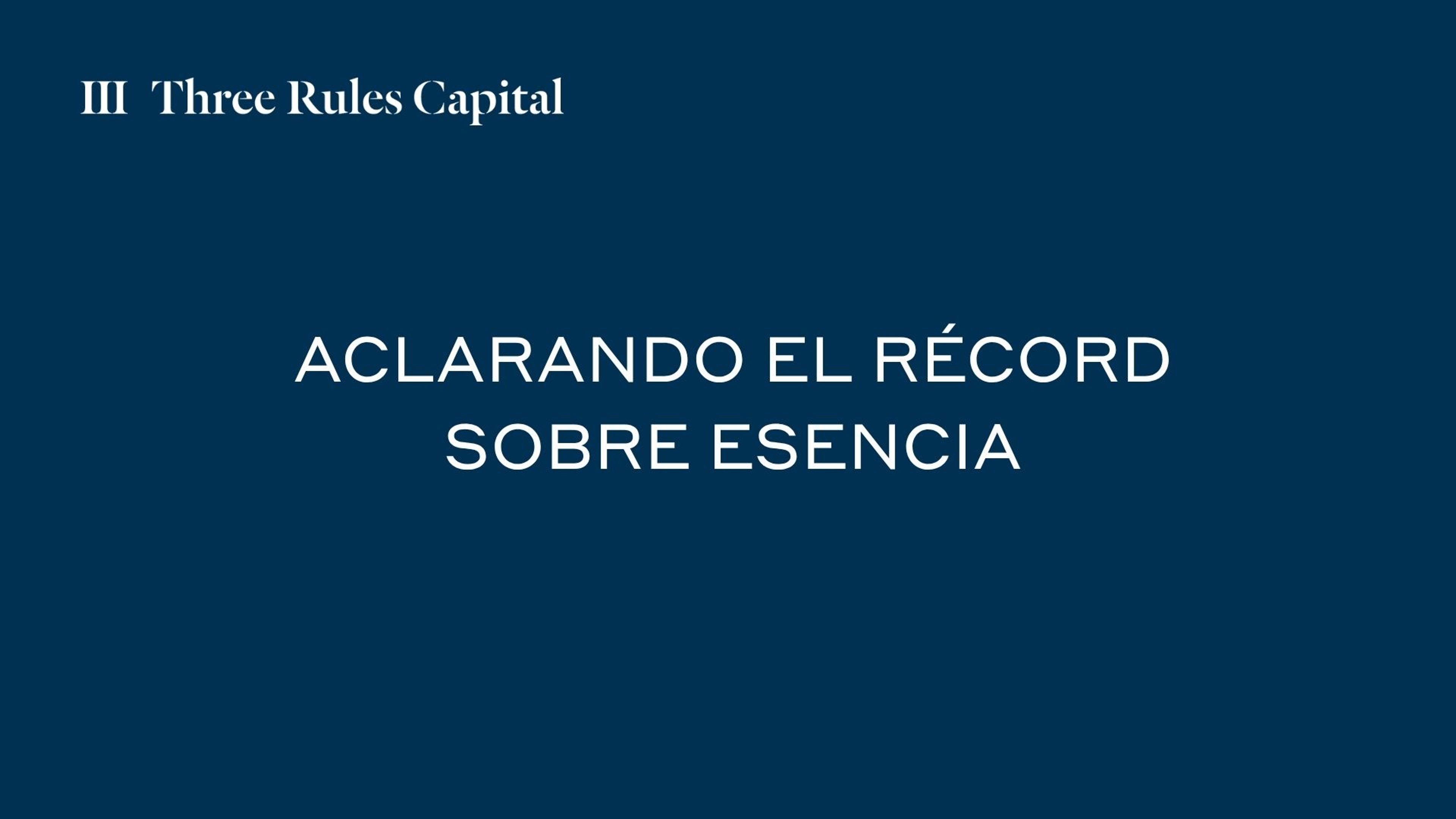 Esencia en Cabo Rojo Puerto Rico aclarando el récord público con información factual del proyecto y su desarrollo