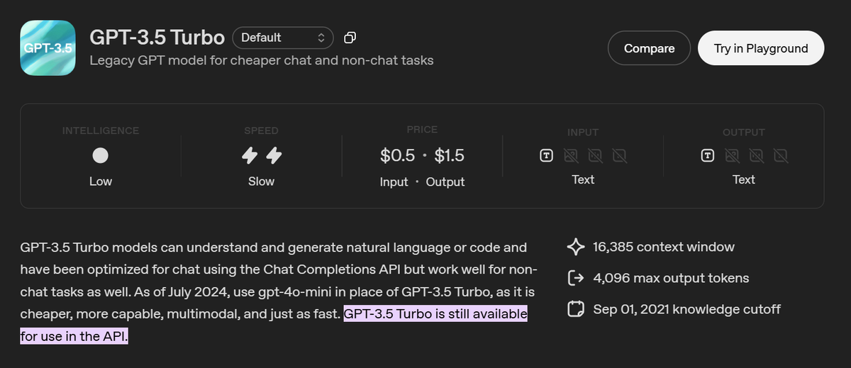 chatgpt 3 point 5 token limit