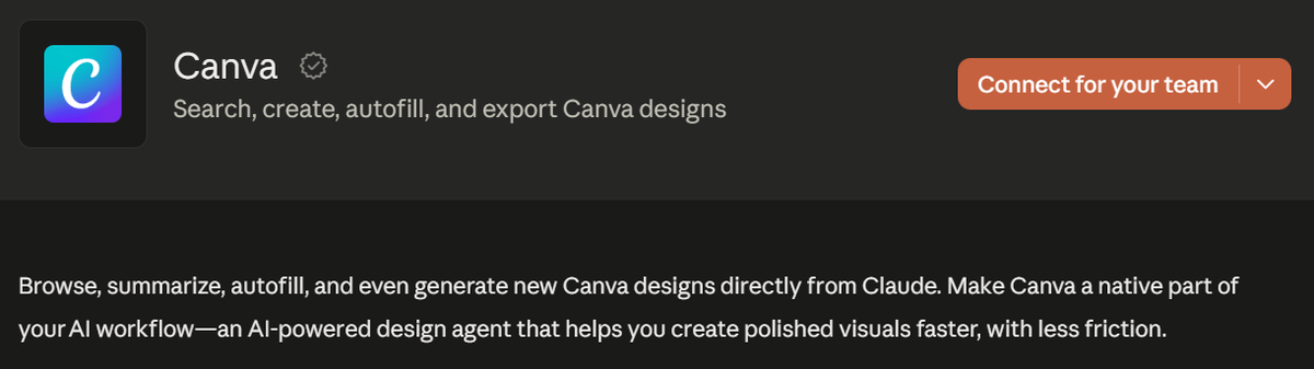 Canva Connector