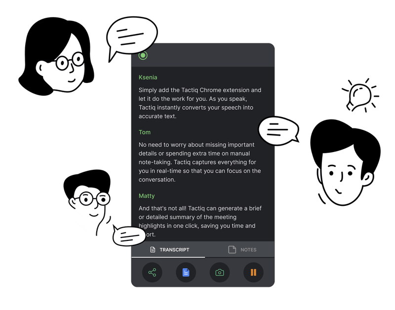 Turn Transcripts Into Action