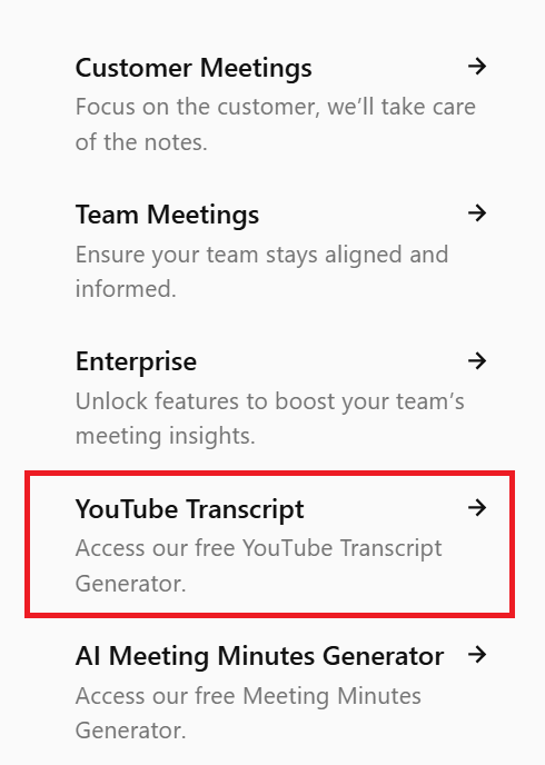 How to generate a YouTube video transcript with Tactiq from desktop