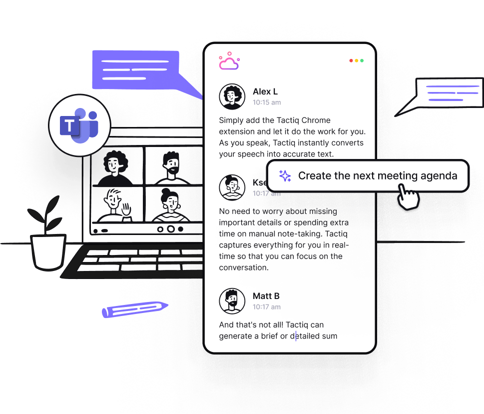 How Tactiq Enhances Note-Taking in Microsoft Teams
