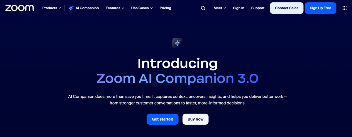 Zoom + AI Companion
