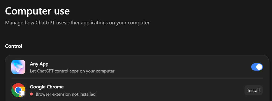 Conectando o Chrome ao ChatGPT Work