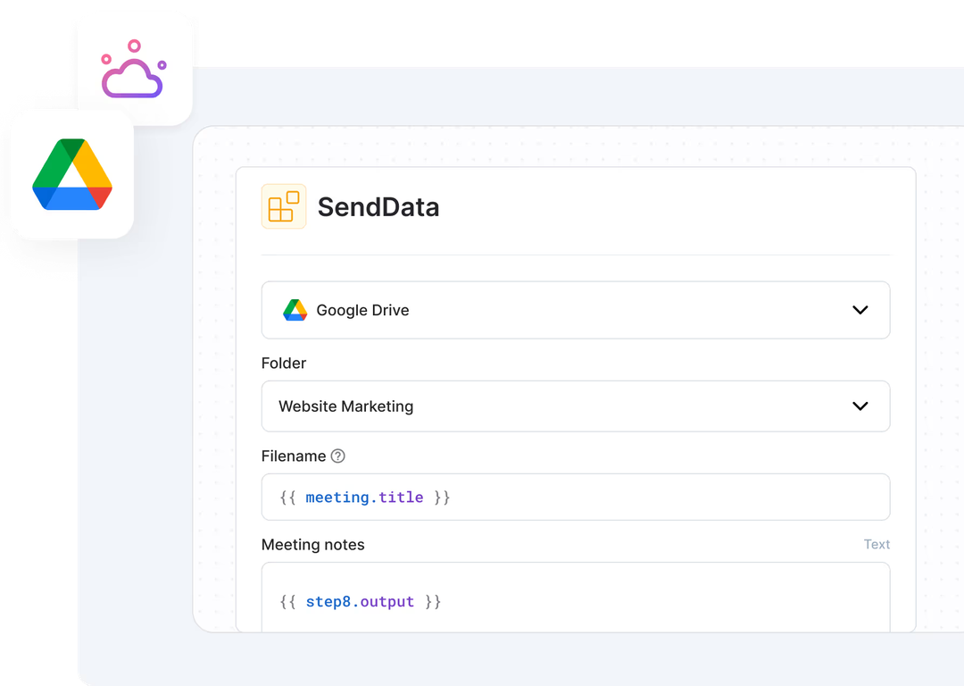 TactiqのGoogle Driveワークフロー統合の画像