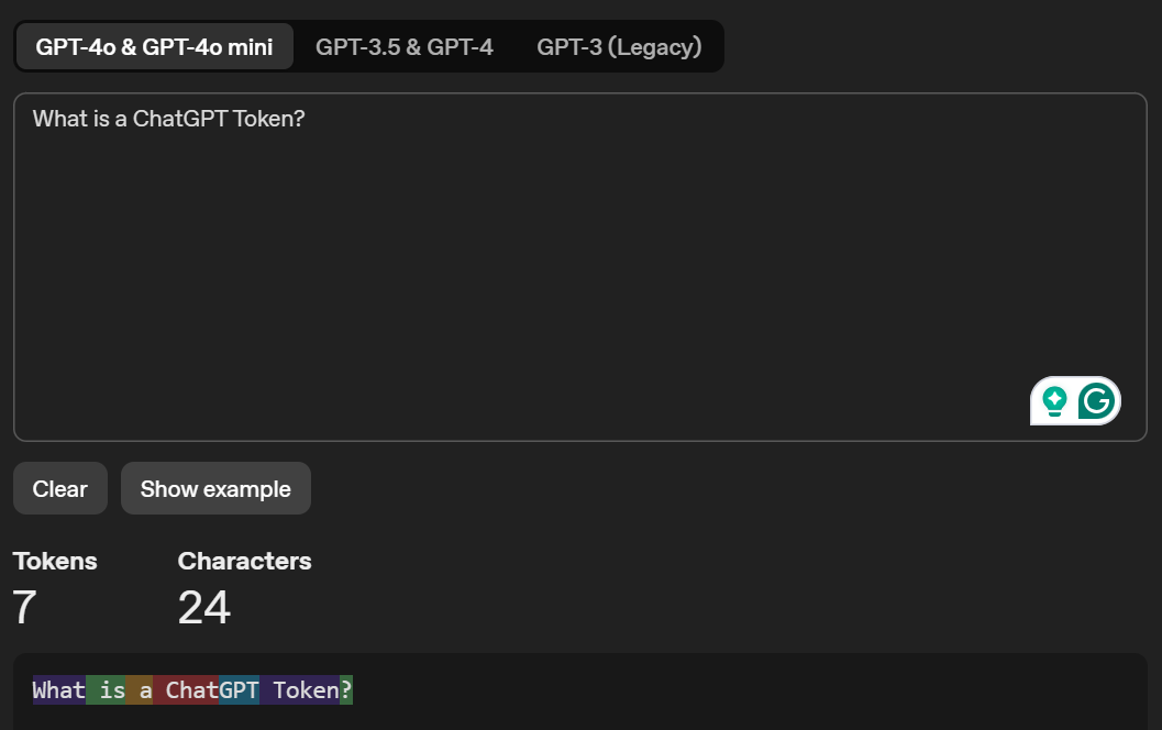 OpenAI’s Tokenizer