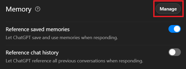 Save your ChatGPT memory