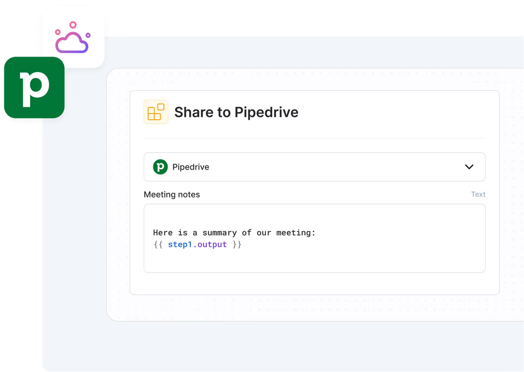 TactiqのPipedriveワークフロー統合の画像