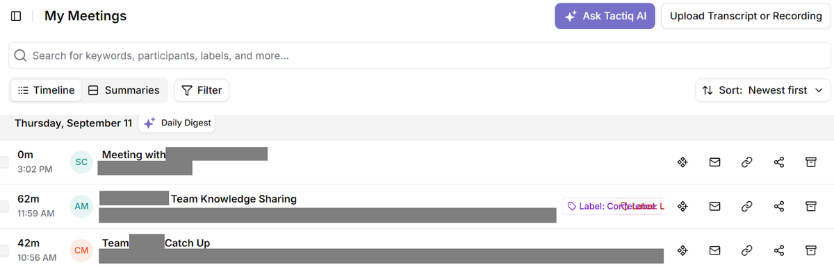 Meeting Transcripts