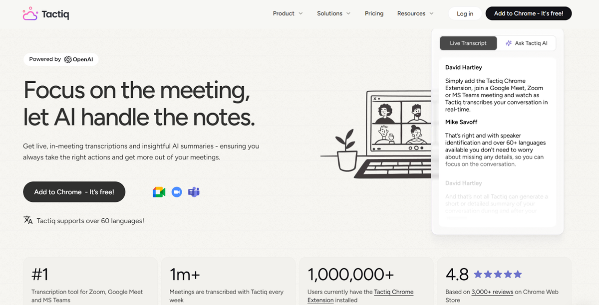 Tactiq_ AI Meeting Transcription for Teams
