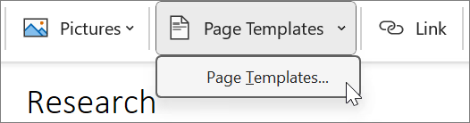 OneNote Meeting Minutes Templates