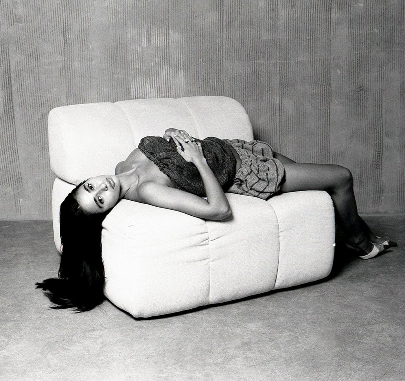 Girl on sofa