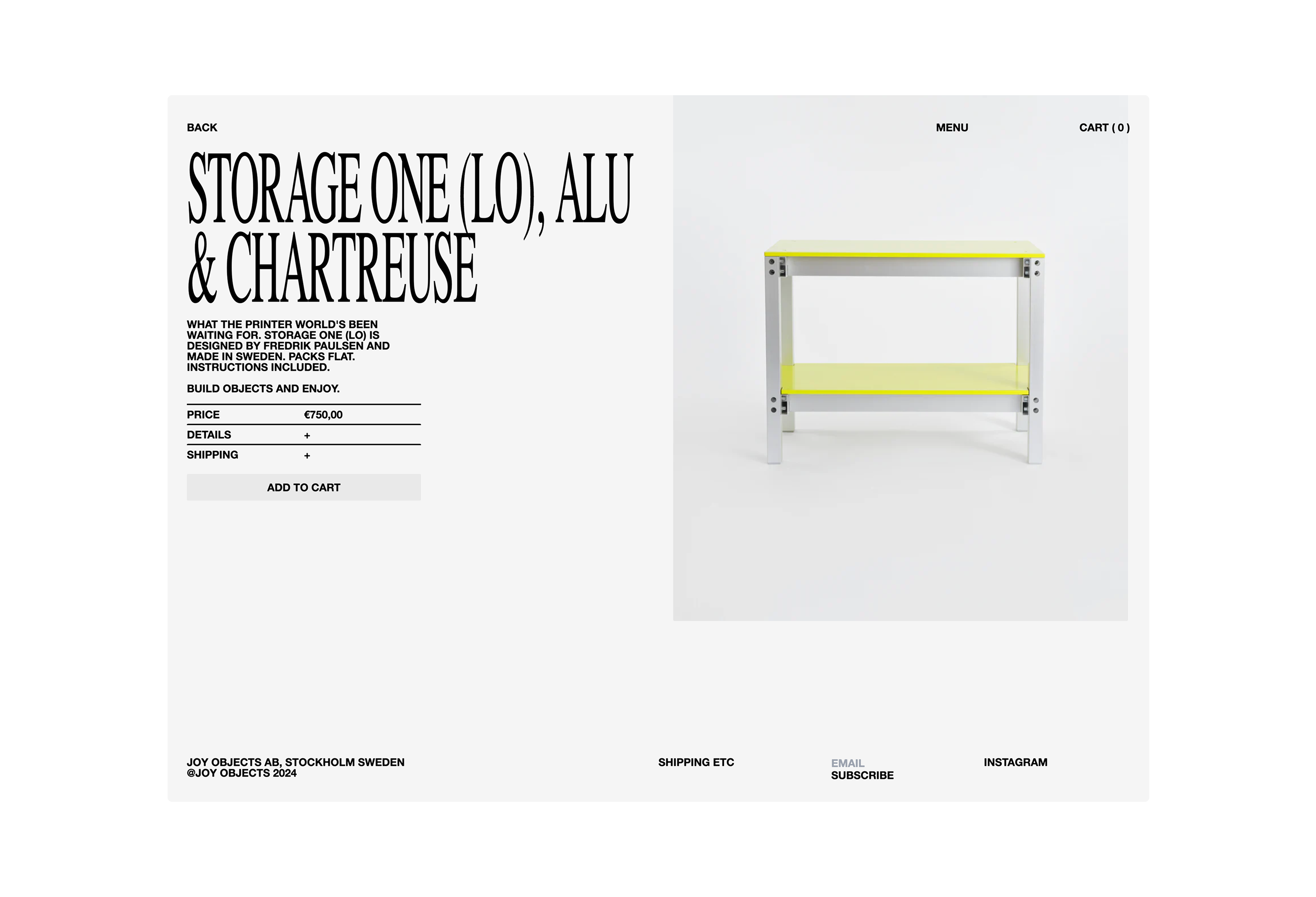Bench Page