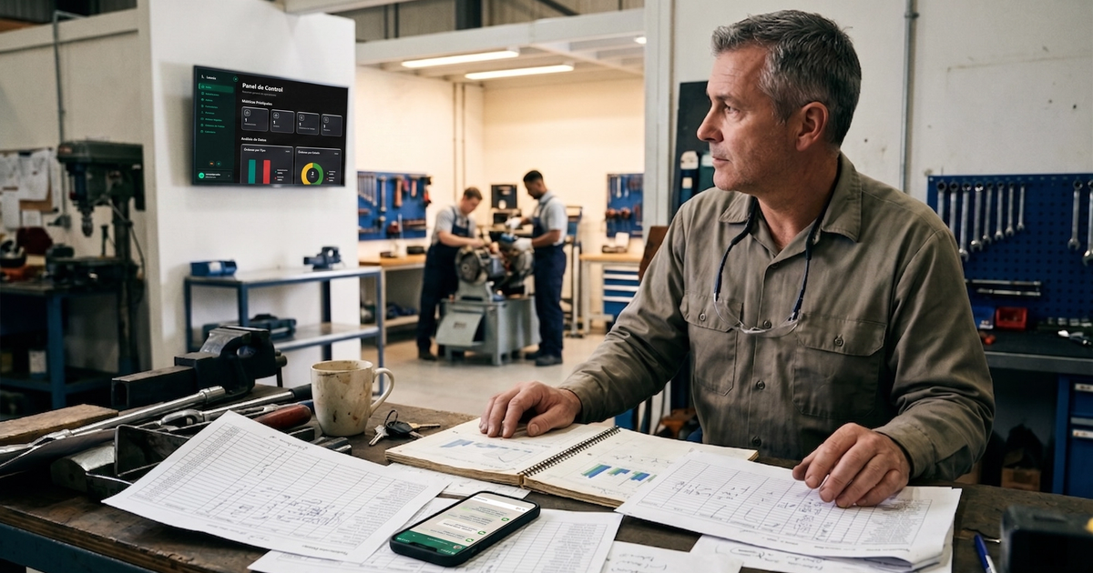 如何在不失去运营控制的情况下停止用 Excel 和 WhatsApp 管理维护工作