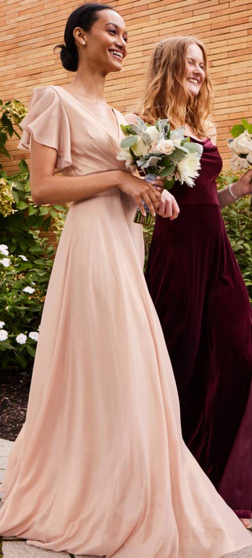 david's bridal discount bridesmaid dresses Coupons & Promo Codes - Special Bridal Offers Color:Truffle top-seller Be Mine Satin Maxi