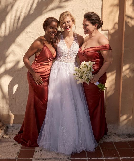 bridesmaid dress material options Shop Bridesmaid Dresses by Fabric Kennedy Blue
