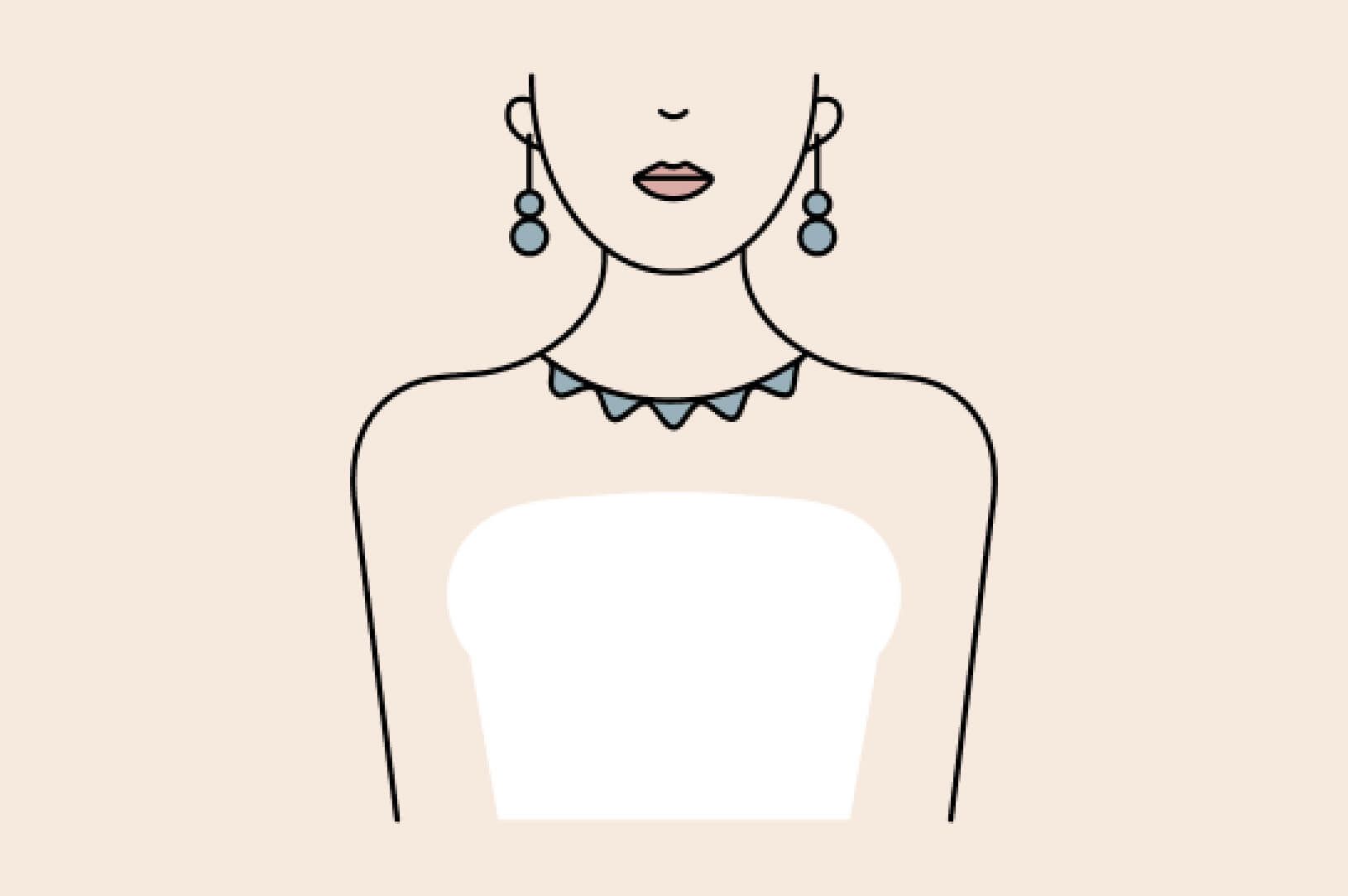 what jewelry to wear with a low cut dress 6 Statement Necklaces to Slay Every Low-Cut Dress (2025)  Anayah Jewellery
