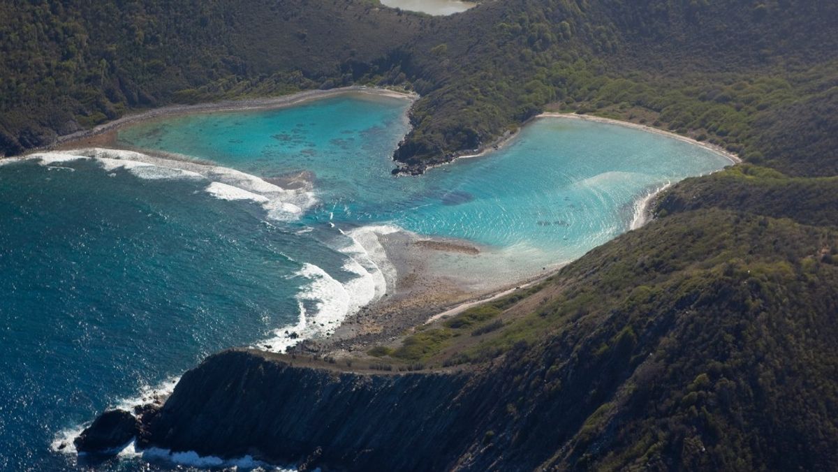 British Virgin Islands from above