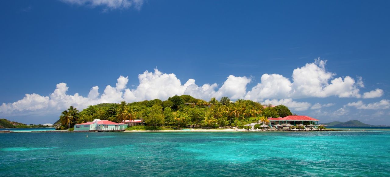 View of Marina Cay, British Virgin Islands